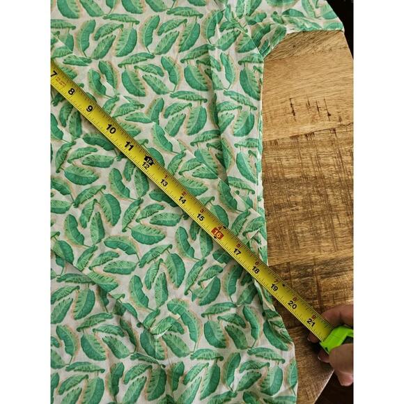 Charleston Shoe Company Tropical Palm Print Tunic Swim Coverup Size L NWT - Picture 9 of 9